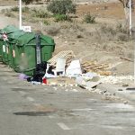 A las 11 de la manana el lugar estaba limpio. Por la tarde ya estaba asi