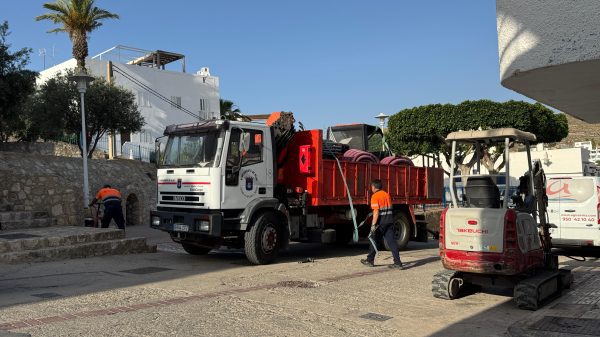 Obras de instalacion de los sistemas de videovigilancia