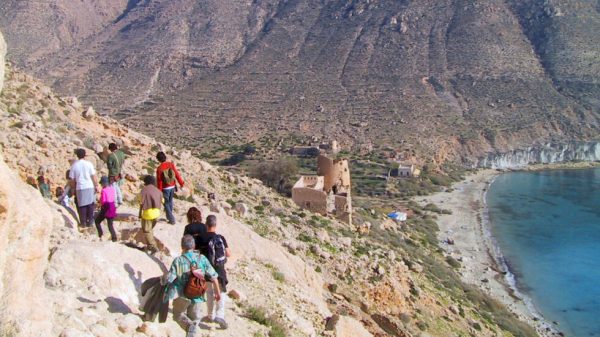 El sendero hacia la Cala de San Pedro en una anterior edicion