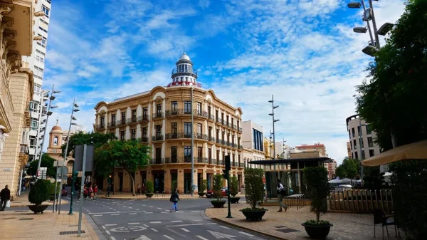 Una imagen del centro de Almeria