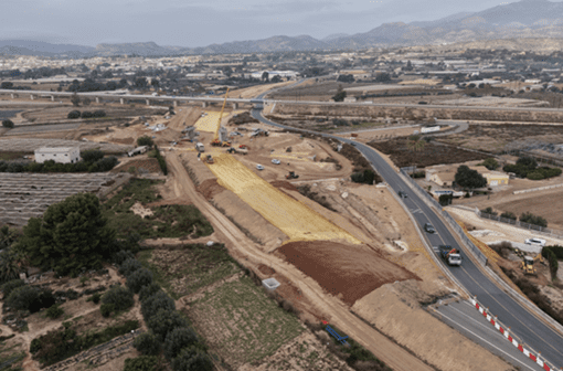 Adif AV avanza en las obras del tramo Totana-Totana de la Línea de Alta Velocidad Murcia-Almería Adif AV