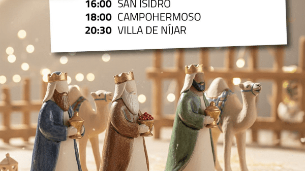 Adelando de cabalgata de Reyes