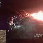 Una imagen del incendio