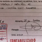 Uno de los documentos aportados durante la investigacion judicial