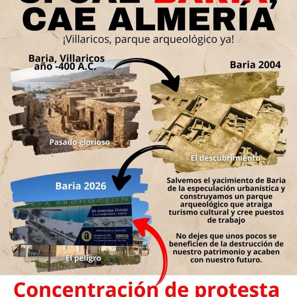 Convocan una concentración en Villaricos para exigir la protección del yacimiento de Baria frente a la especulación urbanística 2d04d607 8b4d 47f4 8f28 5945baf02738