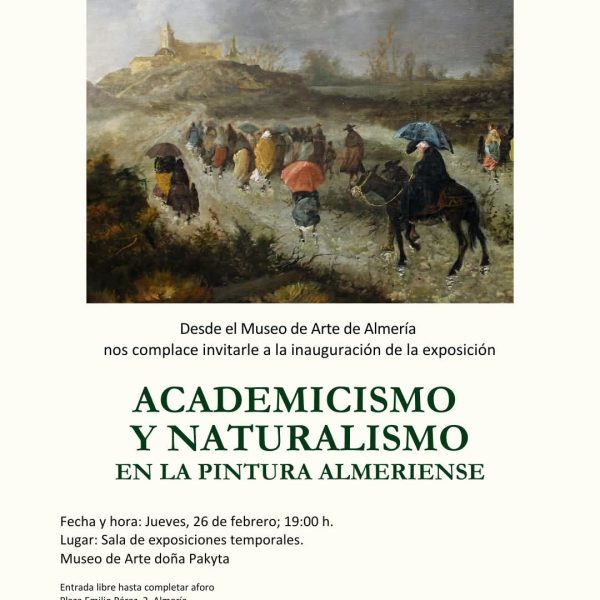 El Museo de Arte Doña Pakyta inaugura la exposición “Academicismo y naturalismo en la pintura almeriense” 7ce7c5cb facc 4ba4 8539 b4b2e9befbca