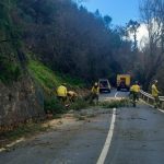 El operativo de EMA Infoca trabaja en la limpieza de carreteras danadas por el temporal