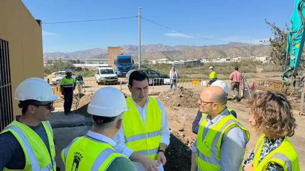 Avanza la mejora de la red de abastecimiento en Torre del Campo y Saladar Red abastecimient Nijar