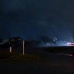 San Jose a oscuras en uno de los numerosos cortes de luz de estos dias