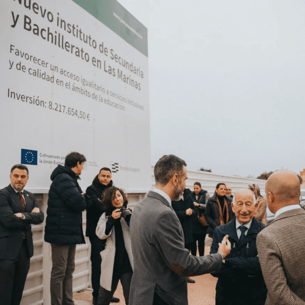 La Junta inicia las obras de construcción del nuevo IES Las Marinas en Roquetas de Mar IES Las Marinas